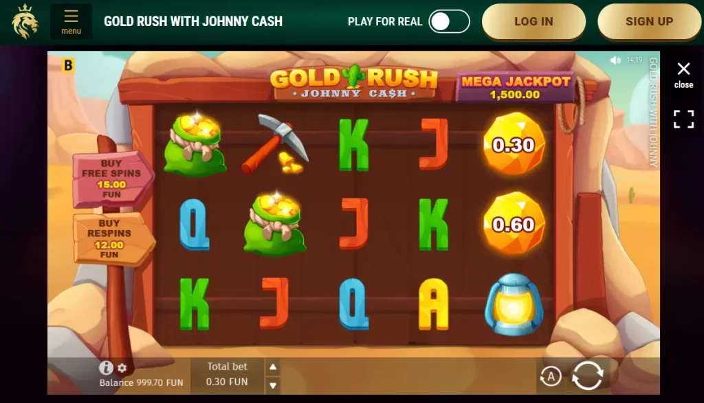 Gold Rush with Johnny Cash Game
